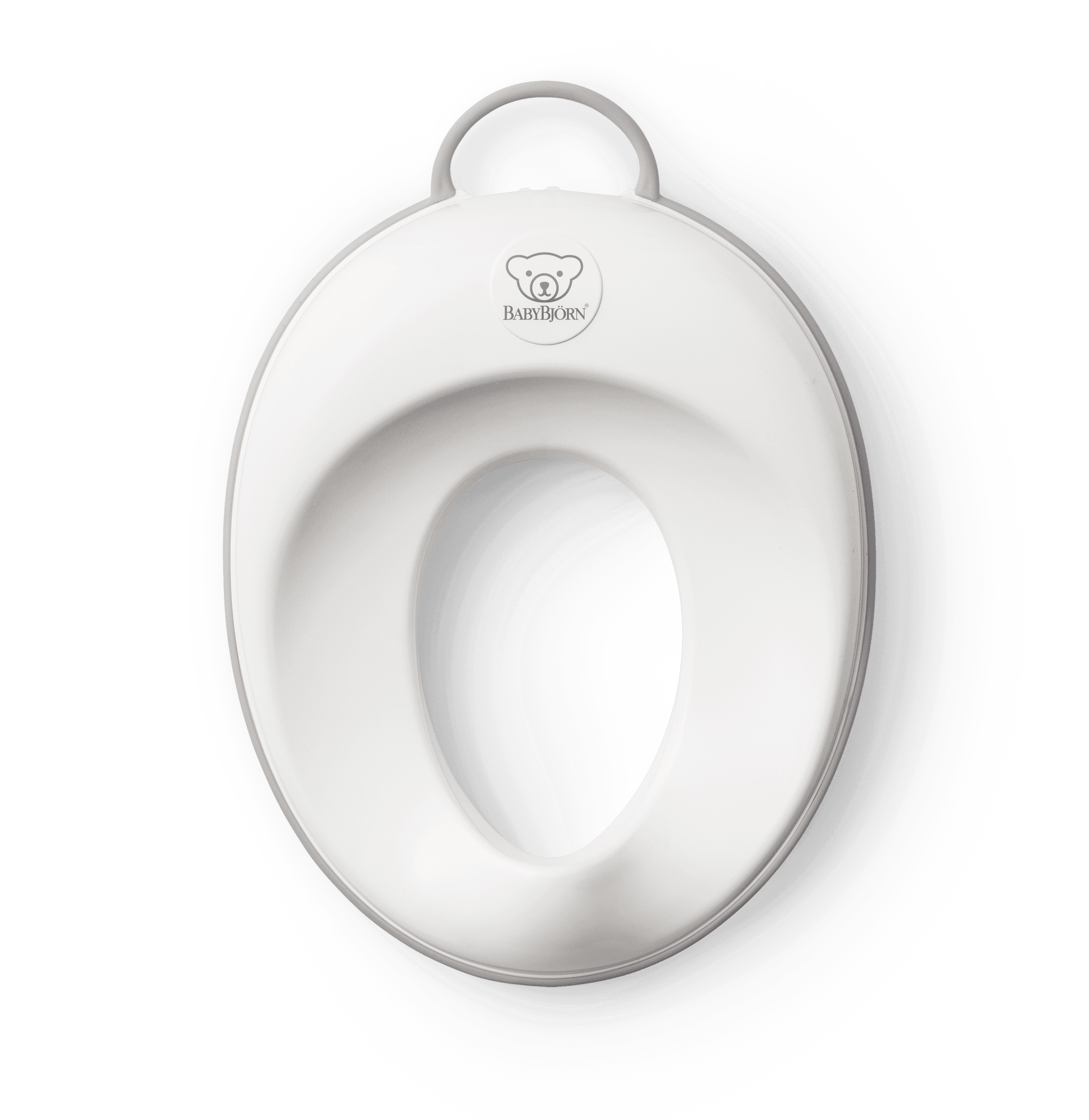 Baby Bjorn Toilet Training Seat - White/Grey - Traveling Tikes 