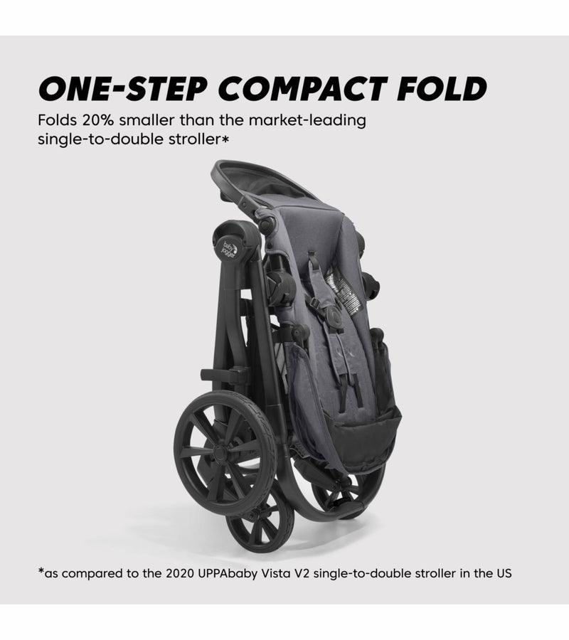 Baby Jogger City Select 2 Single Stroller - Eco Collection - Frosted Ivory - Traveling Tikes 