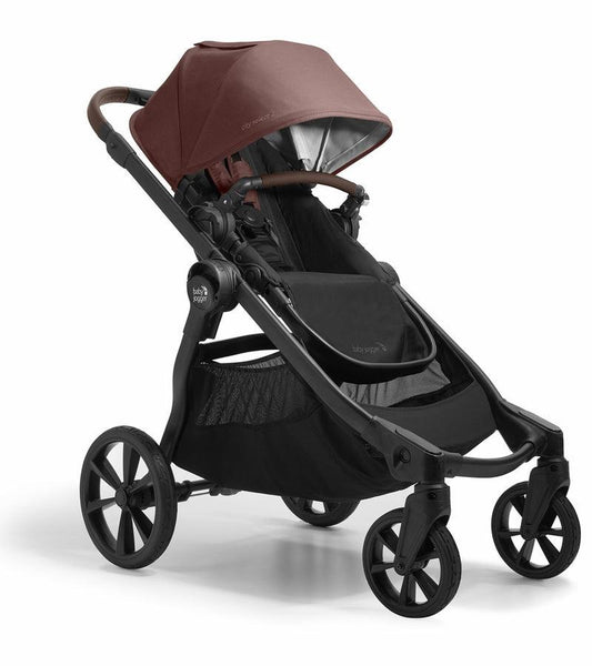 Baby Jogger City Select 2 Single Stroller - Eco Collection - Pure Mulberry - Traveling Tikes 