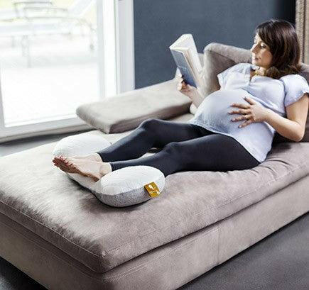 Babymoov Mom & B Pregnancy Pillow - Grey - Traveling Tikes 