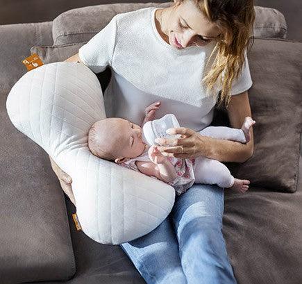 Babymoov Mom & B Pregnancy Pillow - Grey - Traveling Tikes 