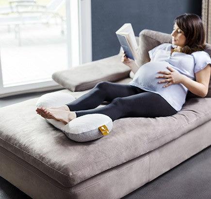 Babymoov Mom & B Pregnancy Pillow - White - Traveling Tikes 