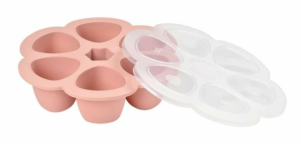 BEABA Multiportions™ 5oz Silicone Tray – Rose - Traveling Tikes 