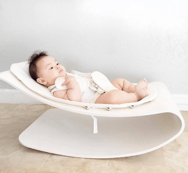 Bloom Coco Lounger - White/Coconut White - Traveling Tikes 