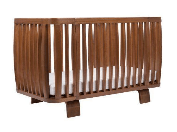 Bloom Retro Solid Wood Crib - Oak - Traveling Tikes 