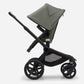 Bugaboo Fox5 Stroller - Forest Green Sun Canopy, Forest Green Fabrics, Black Chassis - Traveling Tikes 