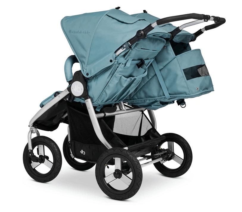 Bumbleride Indie Twin Double Stroller - Sea Glass - Traveling Tikes 