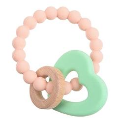 Chewbeads Baby Heart Brooklyn Teether - Traveling Tikes 