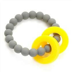 Chewbeads Baby Mulberry Teether - Stormy Grey - Traveling Tikes 
