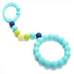 Chewbeads Gramercy Stroller Toy - Turquoise - Traveling Tikes 