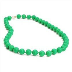 Chewbeads Jane Teething Necklace-Green - Traveling Tikes 