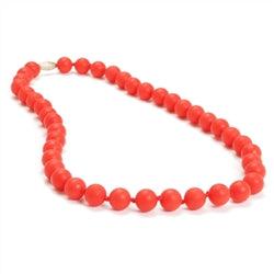 Chewbeads Jane Teething Necklace-Red - Traveling Tikes 