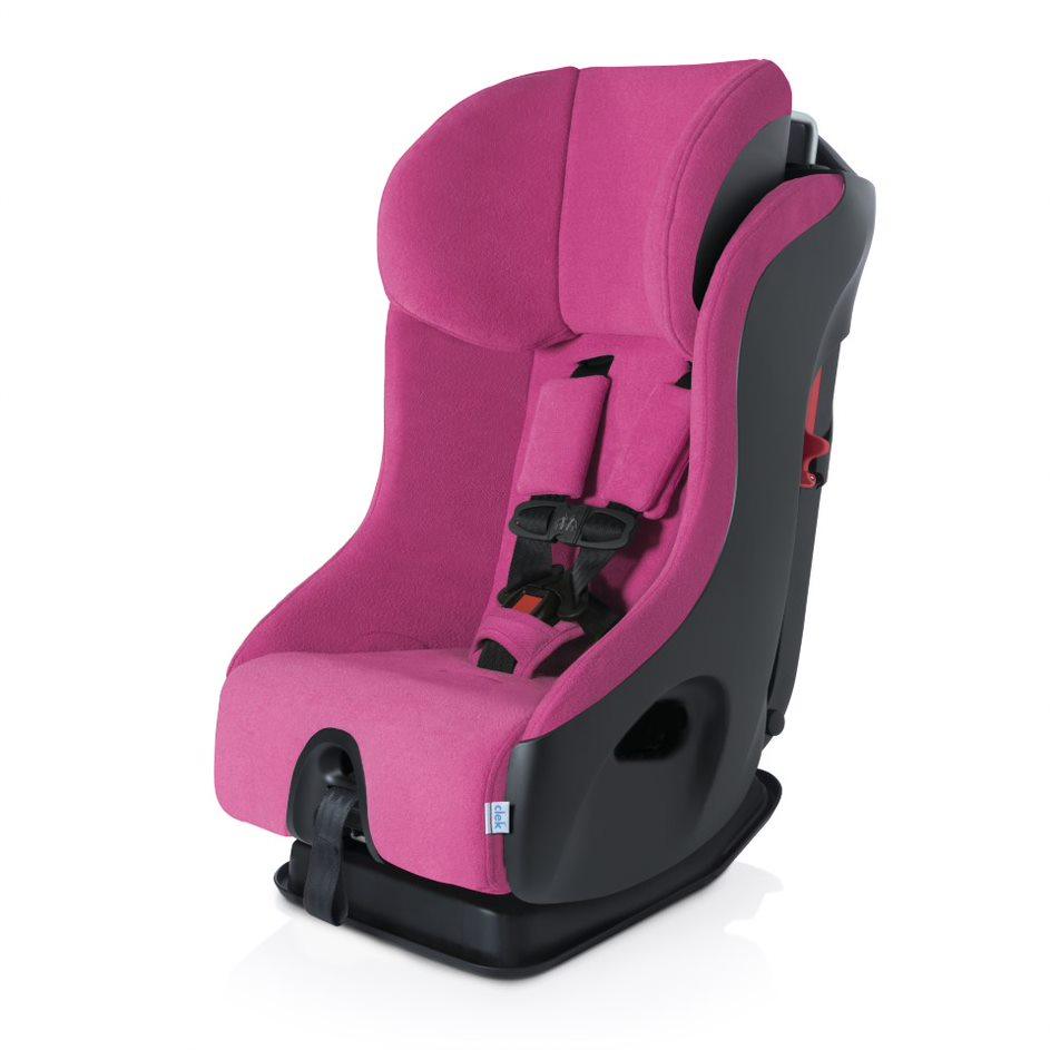 Clek Fllo Convertible Car Seat with Anti-Rebound Bar - C-Zero Flamingo - Traveling Tikes 