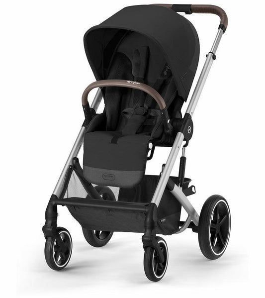 Cybex Balios S Lux 2 Stroller - Silver Frame / Moon Black - Traveling Tikes 