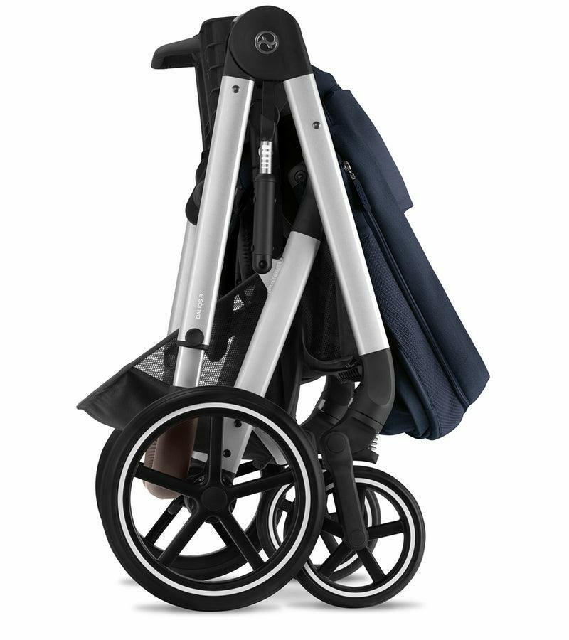 Cybex Balios S Lux 2 Stroller - Silver Frame / Ocean Blue - Traveling Tikes 