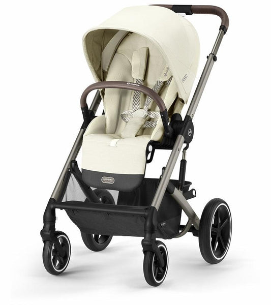 Cybex Balios S Lux 2 Stroller - Taupe Frame / Seashell Beige - Traveling Tikes 