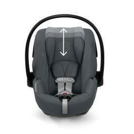 Cybex Cloud G Lux Comfort Extend Infant Car Seat - Monument Grey - Traveling Tikes 