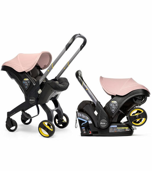 Doona+ Infant Car Seat & Stroller - Blush Pink - Traveling Tikes 