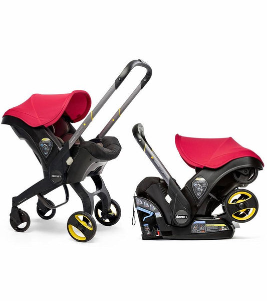 Doona+ Infant Car Seat & Stroller - Flame Red - Traveling Tikes 