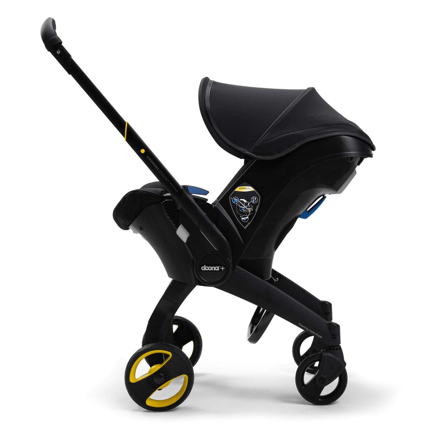 Doona+ Infant Car Seat & Stroller - Midnight - Traveling Tikes 