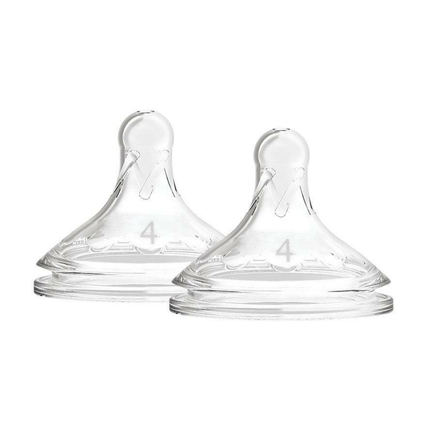 Dr. Brown’s Options+ Wide-Neck Baby Bottle Nipple Level 4 (9m+ Fast Flow) - Traveling Tikes 