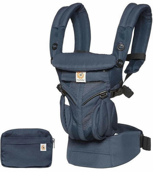 Ergobaby Omni Cool Air Mesh 360 Carrier - Midnight/Blue - Traveling Tikes 