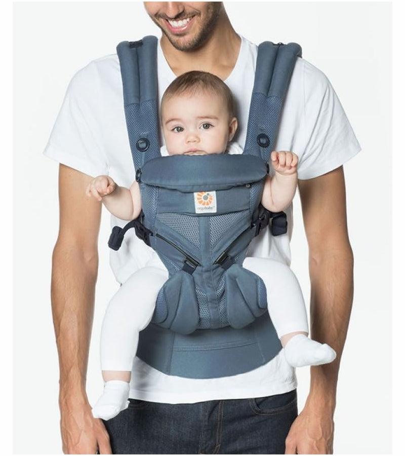 Ergobaby Omni Cool Air Mesh 360 Carrier - Oxford Blue - Traveling Tikes 
