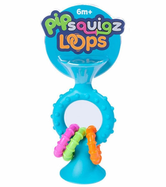 Fat Brain Toys PipSquigz Loops - Teal - Traveling Tikes 