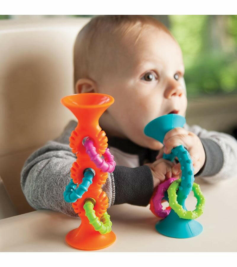 Fat Brain Toys PipSquigz Loops - Teal - Traveling Tikes 