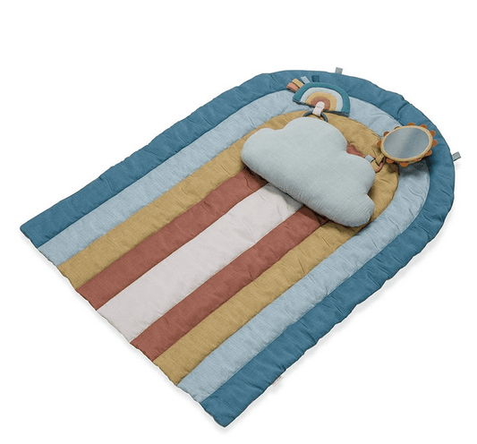 Itsy Ritzy Tummy Time Play Mat - Traveling Tikes 