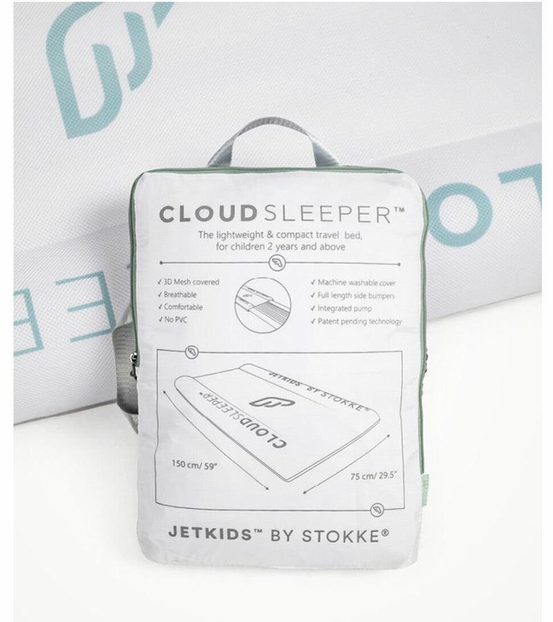 JetKids by Stokke CloudSleeper Inflatable Kids Bed - White - Traveling Tikes 