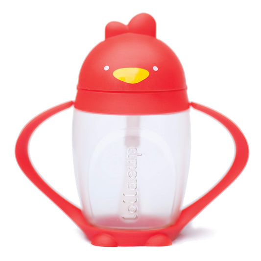 Lollaland Lollacup Infant & Toddler Straw Cup - Red - Traveling Tikes 