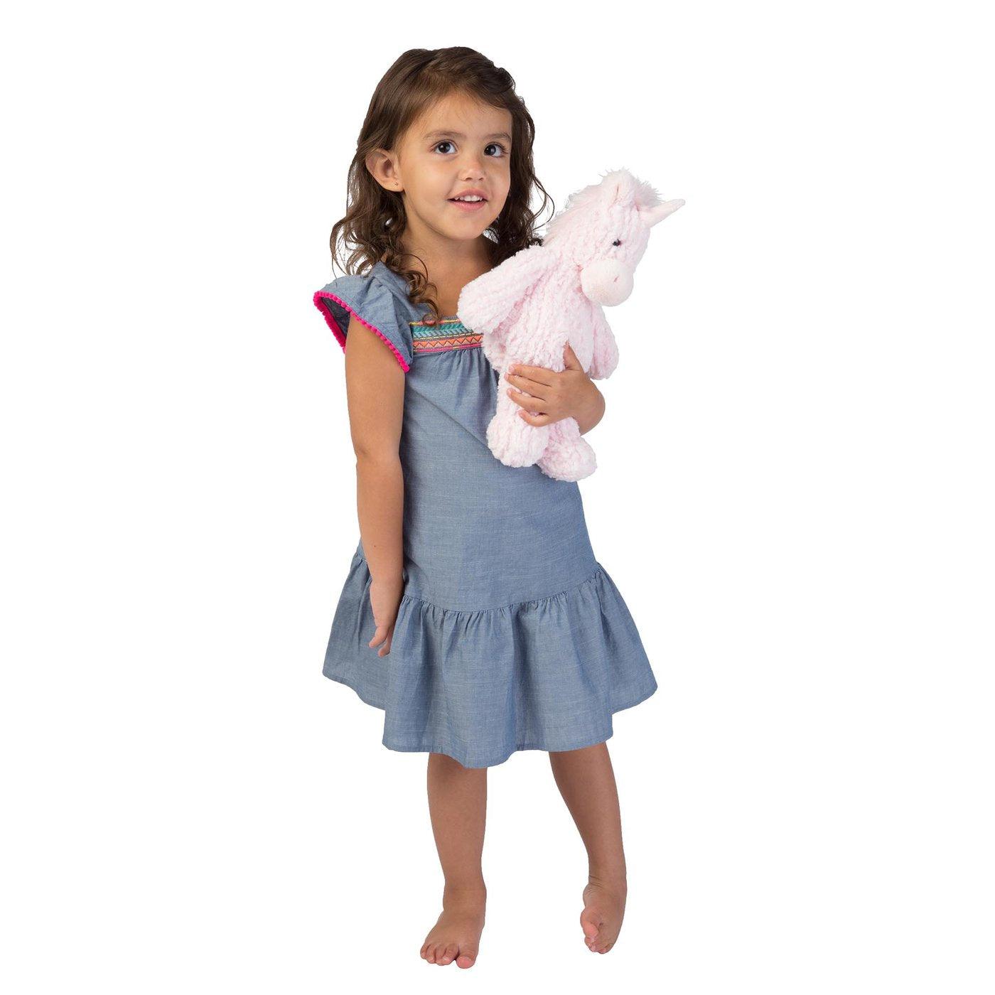 Manhattan Toys Adorables Petals Unicorn (Medium) - Traveling Tikes 
