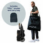 Nuna TRVL Self-Folding Compact Stroller - Caviar - Traveling Tikes 