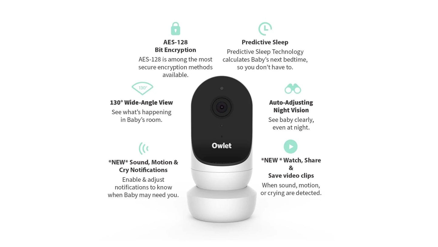 Owlet® Cam 2 Monitor - Sleepy Sage - Traveling Tikes 