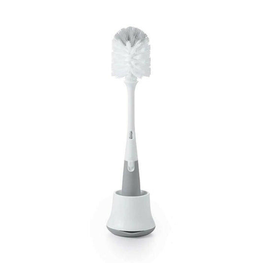 OXO Tot Bottle Brush With Stand - Grey - Traveling Tikes 