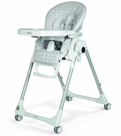 Peg Perego Prima Pappa Zero 3 High Chair - Linear Grey - Traveling Tikes 