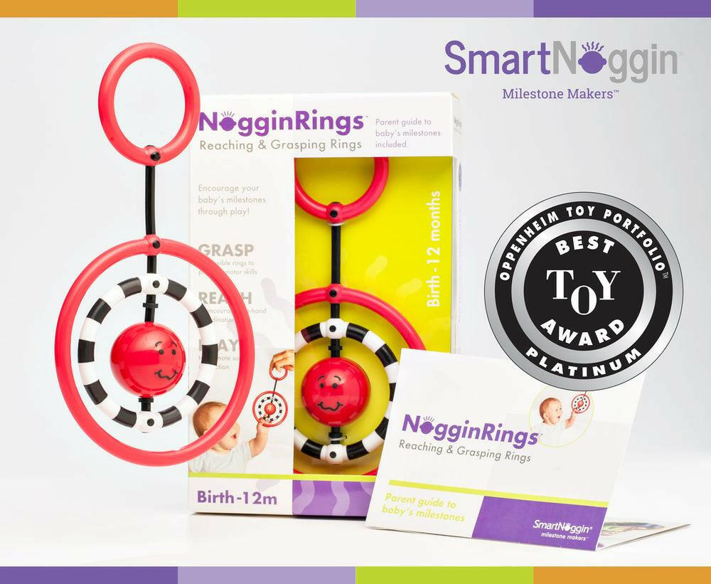 Smart Noggin NogginRings® Reaching & Grasping Rings - Traveling Tikes 