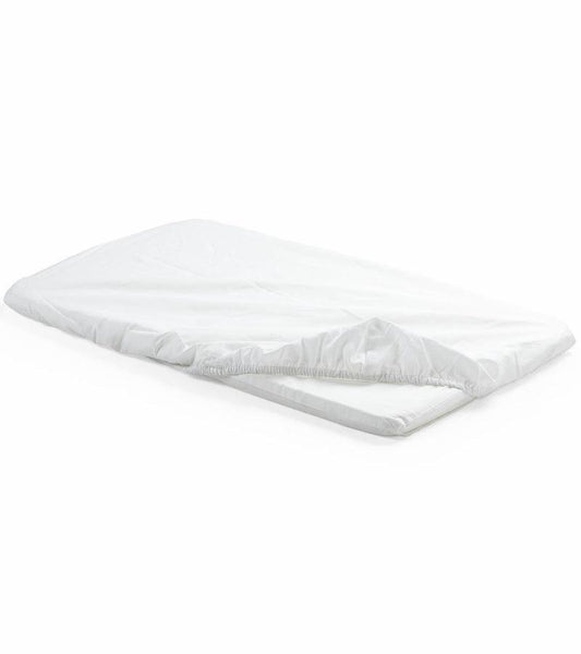 Stokke Home Cradle Fitted Sheet-Set of 2 - White - Traveling Tikes 
