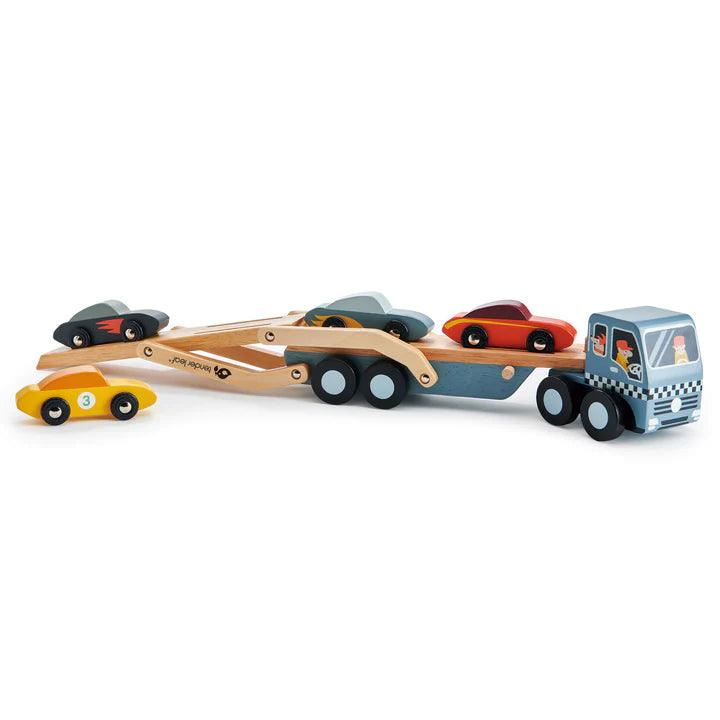 Tender Leaf Toys Car Transporter - Traveling Tikes 