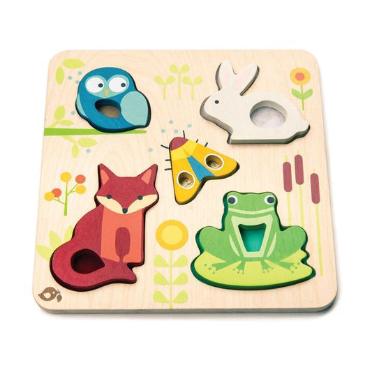 Tender Leaf Toys Touchy Feely Animals - Traveling Tikes 