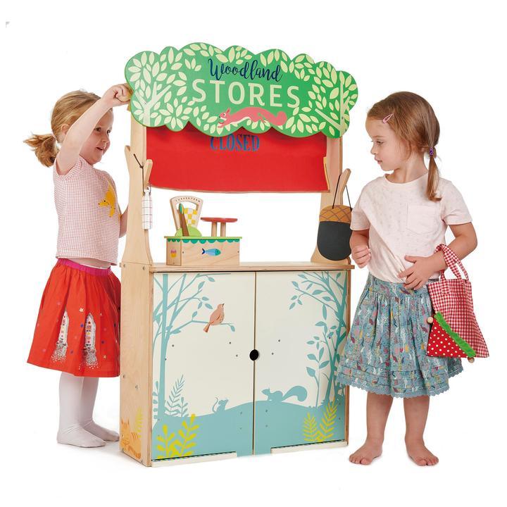 Tender Leaf Toys Woodland Stores and Theater - Traveling Tikes 