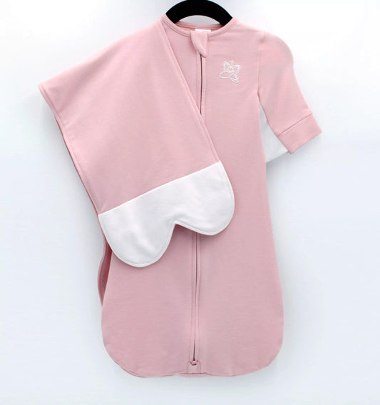 The Butterfly Swaddle - Blushing Pink - Small (7-12 lbs.) - Traveling Tikes 