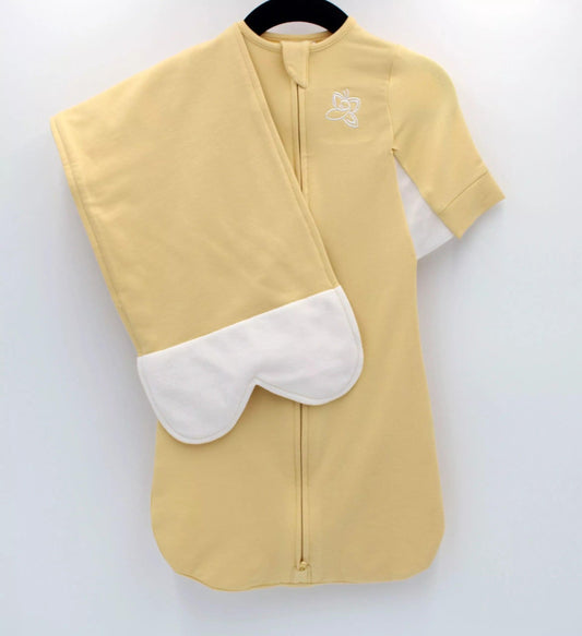 The Butterfly Swaddle - Mellow Yellow - Small (7-12 lbs.) - Traveling Tikes 
