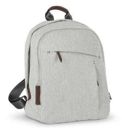 UPPAbaby Changing Backpack - Anthony (White and Grey Chenille / Chestnut Leather) - Traveling Tikes 
