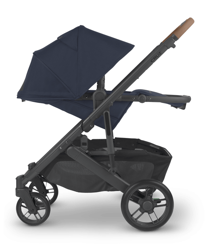 UPPAbaby Cruz V2 Stroller - Noa (Navy/Carbon/Saddle Leather) - Traveling Tikes 