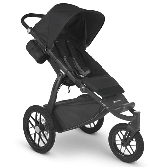 UPPAbaby Ridge Jogging Stroller - Jake/Charcoal Black - Traveling Tikes 