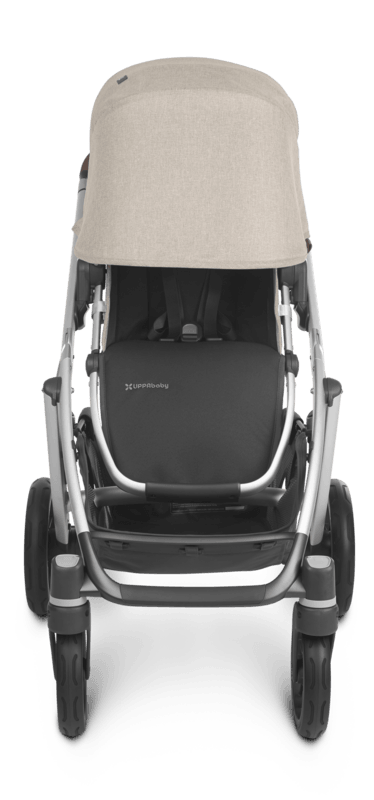 UPPAbaby Vista V2 Stroller - Declan (Oat/Silver/Brown Leather) - Traveling Tikes 