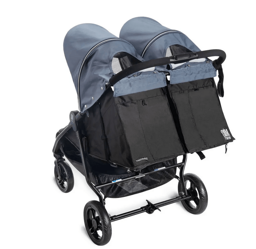 Valco Baby Slim Twin Double Stroller - Glacier - Traveling Tikes 