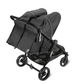 Valco Baby Slim Twin Double Stroller - Licorice Black - Traveling Tikes 